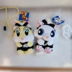 ディズニーおしゃれキャット、バンビ　ミスバニーポーチぬいぐるみセット