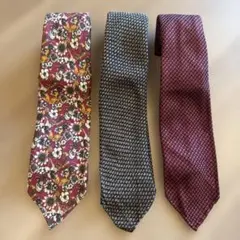 【値下げ】TIE YOUR TIE ネクタイ 3本セット イタリア製のサムネイル