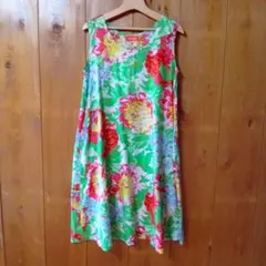 KENZO花柄シャツワンピース Mサイズのサムネイル