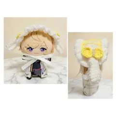 10cm ぬい服 にじぱぺっと ヘッドドレス 垂れ耳 うさぎ