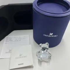 Swarovski クリスベア 貴重 廃盤作品 投げキッス ハート - メルカリ