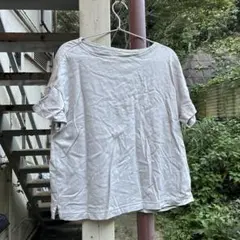 無印良品 クルーネック 半袖Tシャツ M〜L ベージュ 即購入可