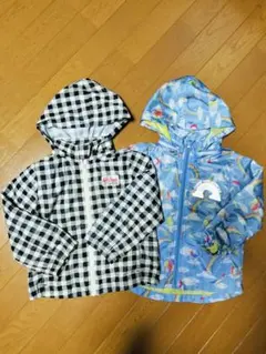 ウィンドブレーカー2枚セット 110cm 男の子 女の子 入園準備
