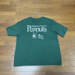 UNIQLO UT PEANUTS Tシャツ XL グリーン
