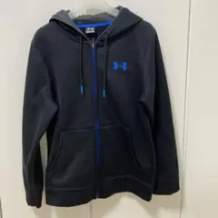 Under Armour フルジップパーカー SM 黒/青
