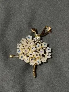 値下げ)ヴィンテージ　レトロ　ブローチまとめ売り 70-80s モダンガール アールデコ ブローチ 昭和レトロ