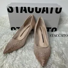美品✨2024年　STACCATO アリエラシースルーパンプス　23.0㎝