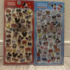 【正規品】ディズニー　プチドロップステッカー　ミッキー　ミニー