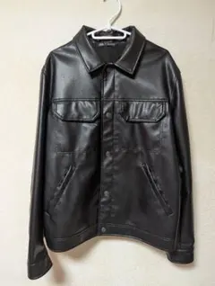 2026年最新】ZARA オーバーサイズ フェイクレザージャケットの人気