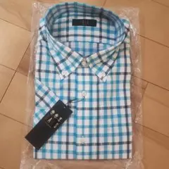 【新品未使用】DAKS LONDON 半袖チェックシャツ LLサイズ