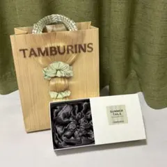 タンバリンズ tamburins シュシュ satin brown ブラウン - メルカリ