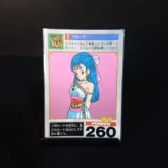美品　希少　当時物 ドラゴンクエストV 天空の花嫁　フローラ　カード 美品 希少 カードダス ドラゴンクエストⅤ フローラ 当時物 1993