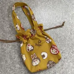 N.コヤンイサムチョン Dog☆ハンドメイド☆まる巾着☆ - メルカリ