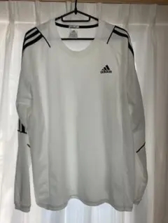 adidas CLIMACOOL ホワイト長袖カットソー　XOサイズ
