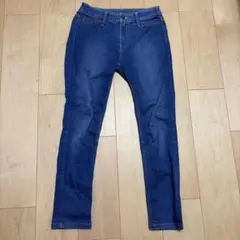 レディース スキニーデニムパンツ ブルーのサムネイル