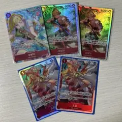 ワンピースカード ひばり SRパラレル ひばり 孔雀 SR