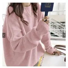 オーバーニットトップス[th002]