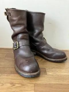 WESCO ウエスコ スエード エンジニアブーツ バーガンディ - メルカリ