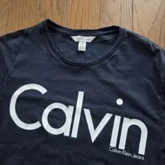 CALVIN KLEIN Jeans Tシャツ 半袖 ロゴ ネイビー
