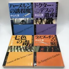 中山七里 刑事犬養隼人 シリーズ 4冊セット ドクターデス ラスプーチンの庭