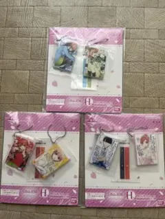 五等分の花嫁　一番くじ　H賞単行本チャーム　三久　四葉　五月　一花　風太郎　花嫁