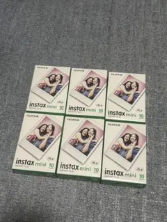 FUJIFILM instax mini インスタントフィルム 10枚入り 6個
