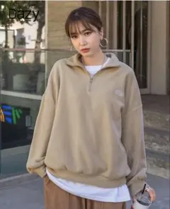 ハーフジップ レディース