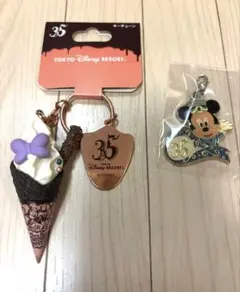 ❤︎リゾート35周年時のドナルドチョコクランチショップのキーチェーンとゲーム景品❤︎