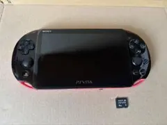 PS VITA pch-2000 本体 ブラック/ピンク 充電器付き