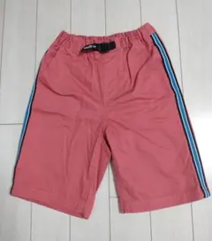 GU ピンク ハーフパンツ ストライプ