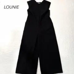 LOUNIE ルーニィ オールインワン ジャガード ブラック 38 Mのサムネイル
