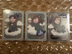 忍たま乱太郎 てんぼうパーク トレーディングクリアカード 3枚セット