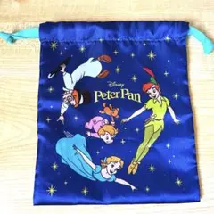 ディズニー　ピーター・パン リボン巾着 レディース キッズ 小物入れ
