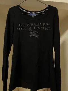 BURBERRY BLUE LABEL ブラック Tシャツ 38