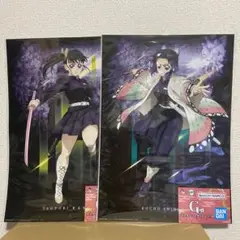 一番くじ　鬼滅の刃 雷の兄弟　ポスターコレクション　 胡蝶しのぶ　栗花落カナヲ