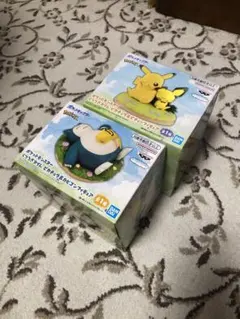 ポケットモンスター フィギュア カビゴン ピカチュウ ピチュー ２体 ポケモン