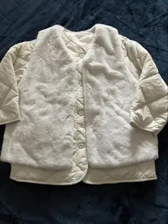 送料無料　ファーベスト付キルティングコート　新品未使用　大幅値下げ