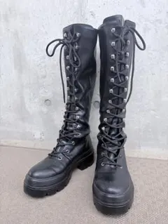 Jouetie ボリュームソールトレッキングブーツ 厚底 ロングブーツ L