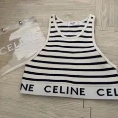 CELINE セリーヌ タンクトップ スポーツブラ アスレチックニット ブラック 2025年最新】celine ブラトップの人気アイテム - メルカリ
