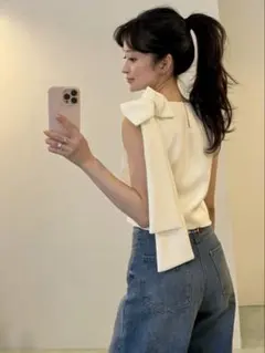 完売 Bibiy DONNA RIBBON VEST - メルカリ