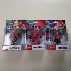 amiiboスプラトゥーン　タコ・タコボーイ・タコガール 3個セット