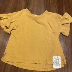 Zara Kids フリル袖 トップス 134cm イエロー