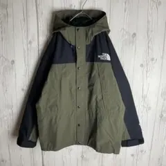 【即完売モデル】ノースフェイス☆両面 刺繍ロゴ マウンテンライト ジャケット L