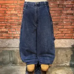 古着 00s IMPAQ ペインターデニムパンツ ワイド baggy B系 極太