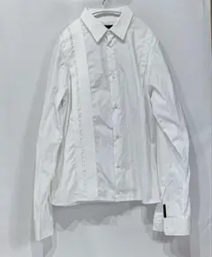 ディーゼル ホワイト 長袖シャツ 後グラフィック