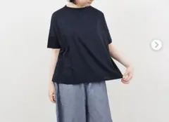 NARU サイロプレミアム エアリーシャツ ネイビーのサムネイル