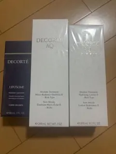 DECORTÉ リポソーム＆AQ エマルジョン 2点セット - メルカリ
