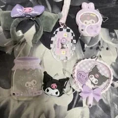 クロミ サンリオ キーホルダー カチューシャ アクリルキーホルダー