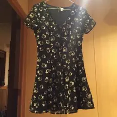 花柄ミニワンピース H&M