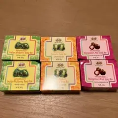 【新品】アバイブーべ石鹸 　ノニ石鹸　ターメリック石鹸　マンゴスチン石鹸 6個